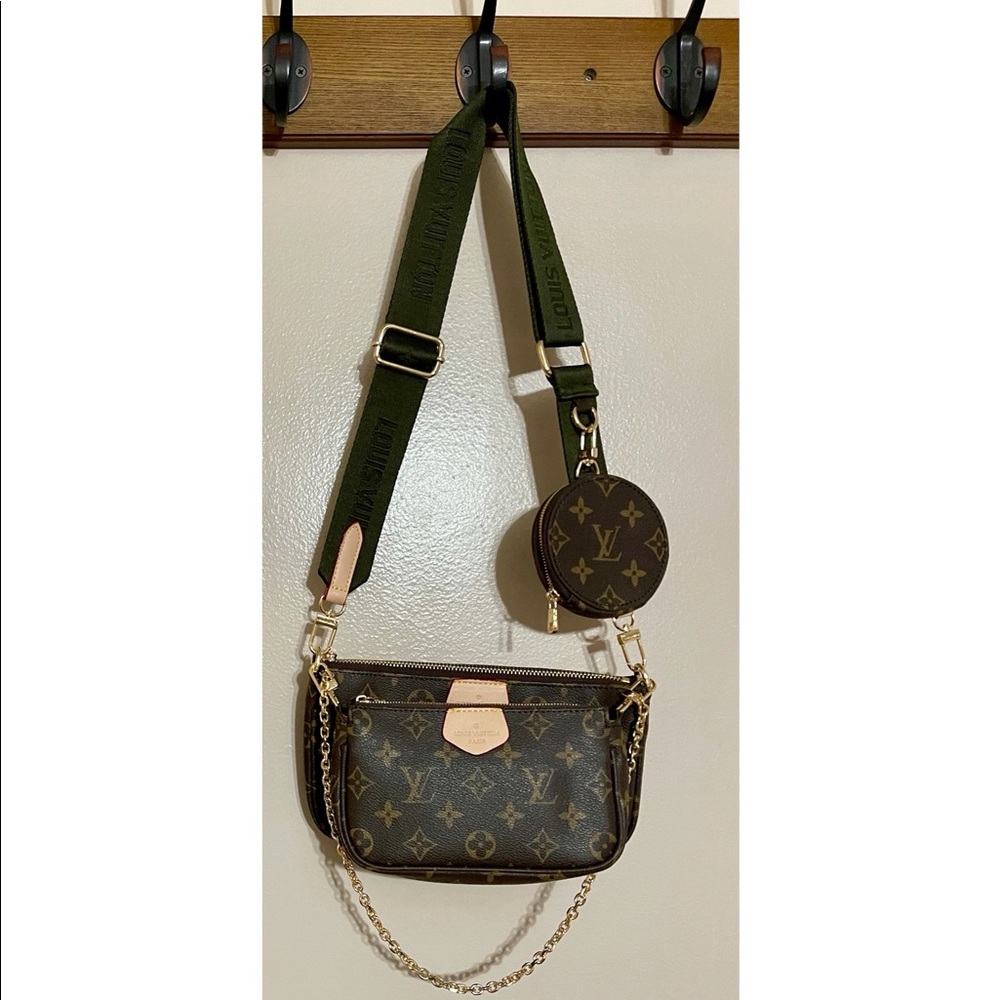 Pochette Crossbody bag, old flower
